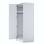 Hanah Home Armario Blanco con Estanterías BA140 - 4082